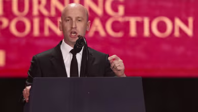 Stephen Miller praises Erika Kirk for 'strength and courage'