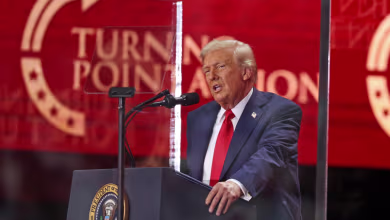 Trump says 'I hate my opponents' at Charlie Kirk's memorial