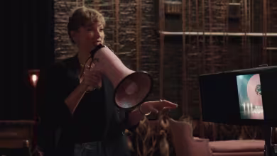 Taylor Swift directs herself in sneak peek of pink vinyl