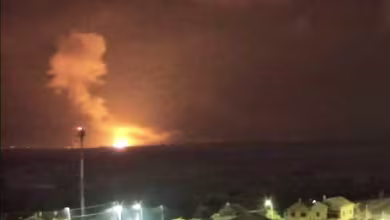 Explosions seen in Gaza overnight from southern Israel