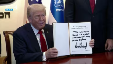 Trump marks 'a new beginning' upon arrival at Israel's Knesset