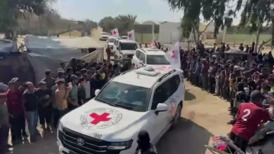 Remaining 13 hostages handed over to the Red Cross by Hamas