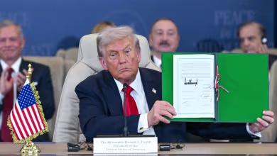 Trump signs peace deal between Israel and Hamas during summit in Egypt