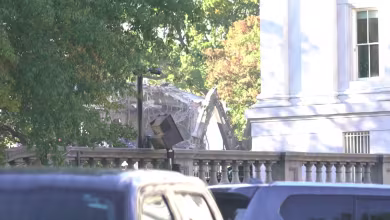 White House begins demolitions for Trump's new ballroom