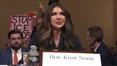Protesters interrupt Noem's opening statement at House hearing