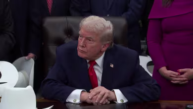 'He has photos with everybody': Trump reacts to newly released Epstein images