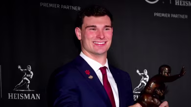 Heisman Trophy winner’s emotional tribute to his family