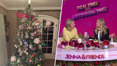 Real or artificial tree? Jenna and Scarlett enter the great debate