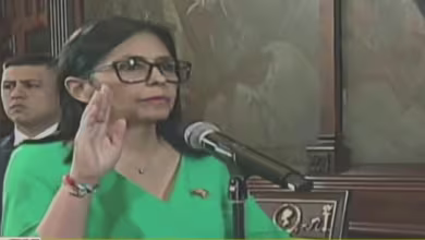 Delcy Rodríguez sworn in as Venezuela’s interim president