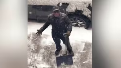 Al Roker shovels snow in massive winter storm 