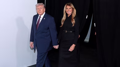 Trump responds to Amazon question, praises first lady at 'Melania' premiere