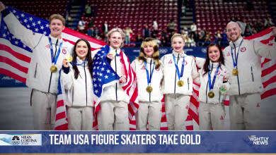 Team USA figure skaters win back-to-back gold medals in the team event