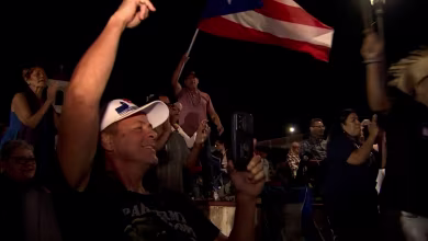 Spectators gather in Bad Bunny’s hometown to watch the halftime show