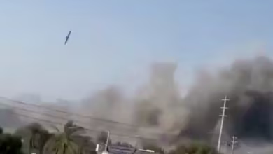 Video appears to show a missile strike near an Iranian school