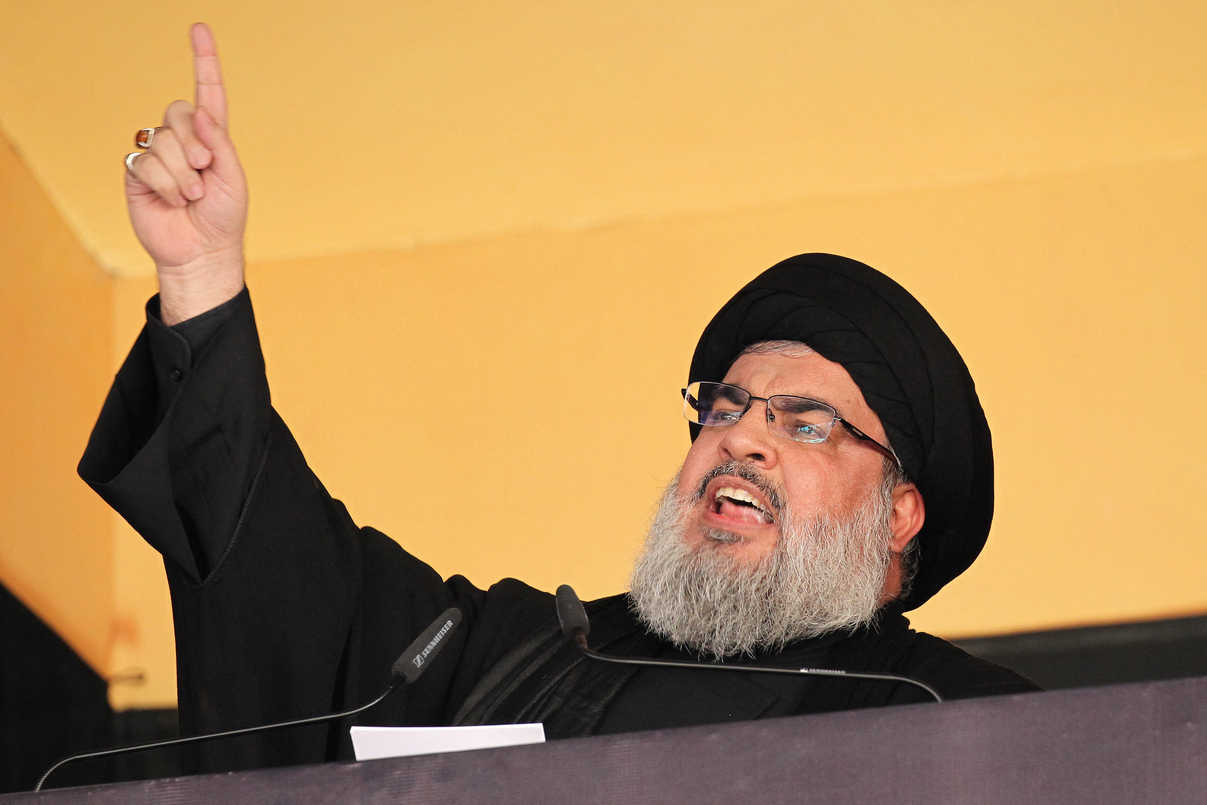 Image: FILES-LEBANON-ISRAEL-CONFLICT-HEZBOLLAH-NASRALLAH