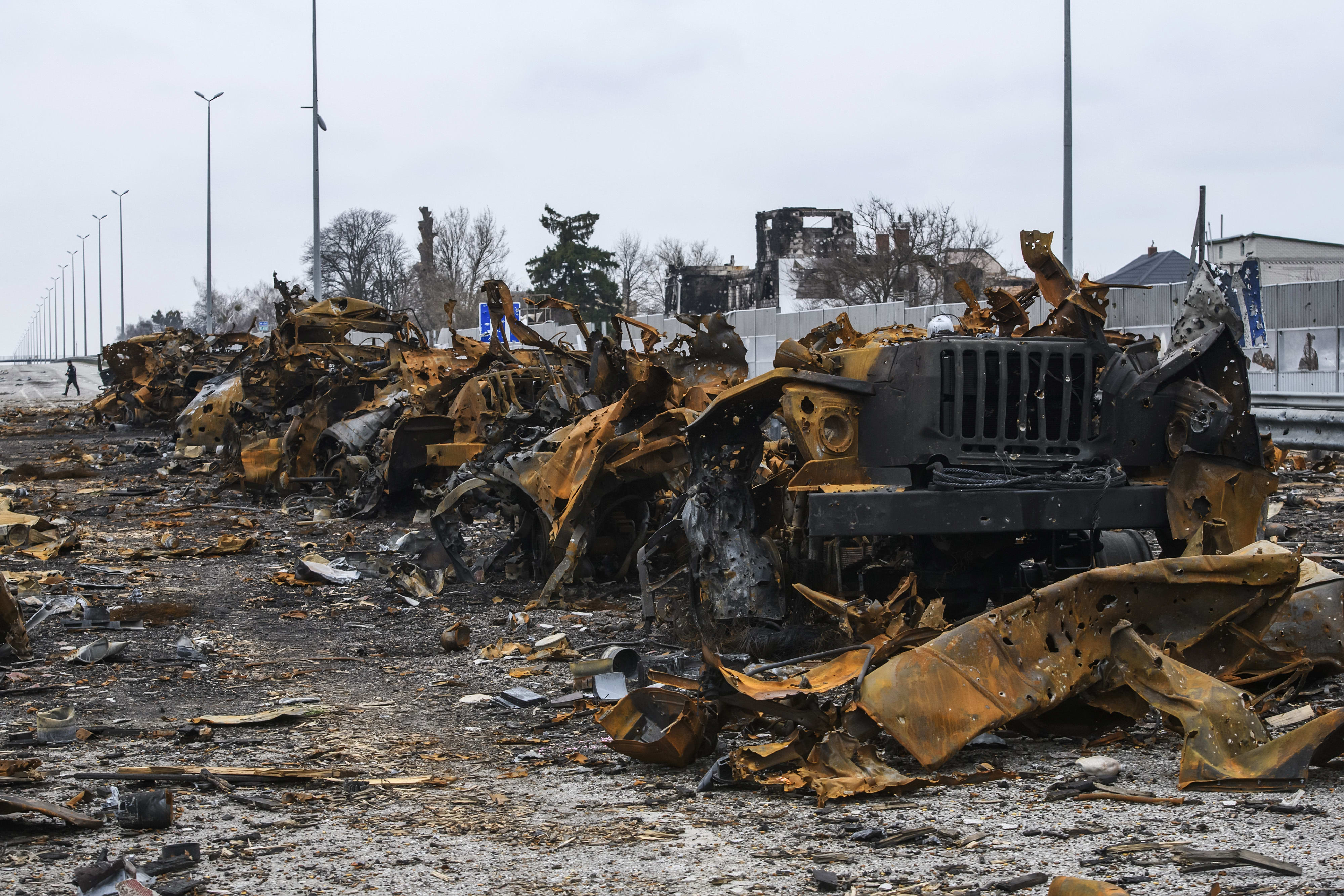 Situation In The Recaptured By The Ukrainian Army Borodyanka City Near Kyiv