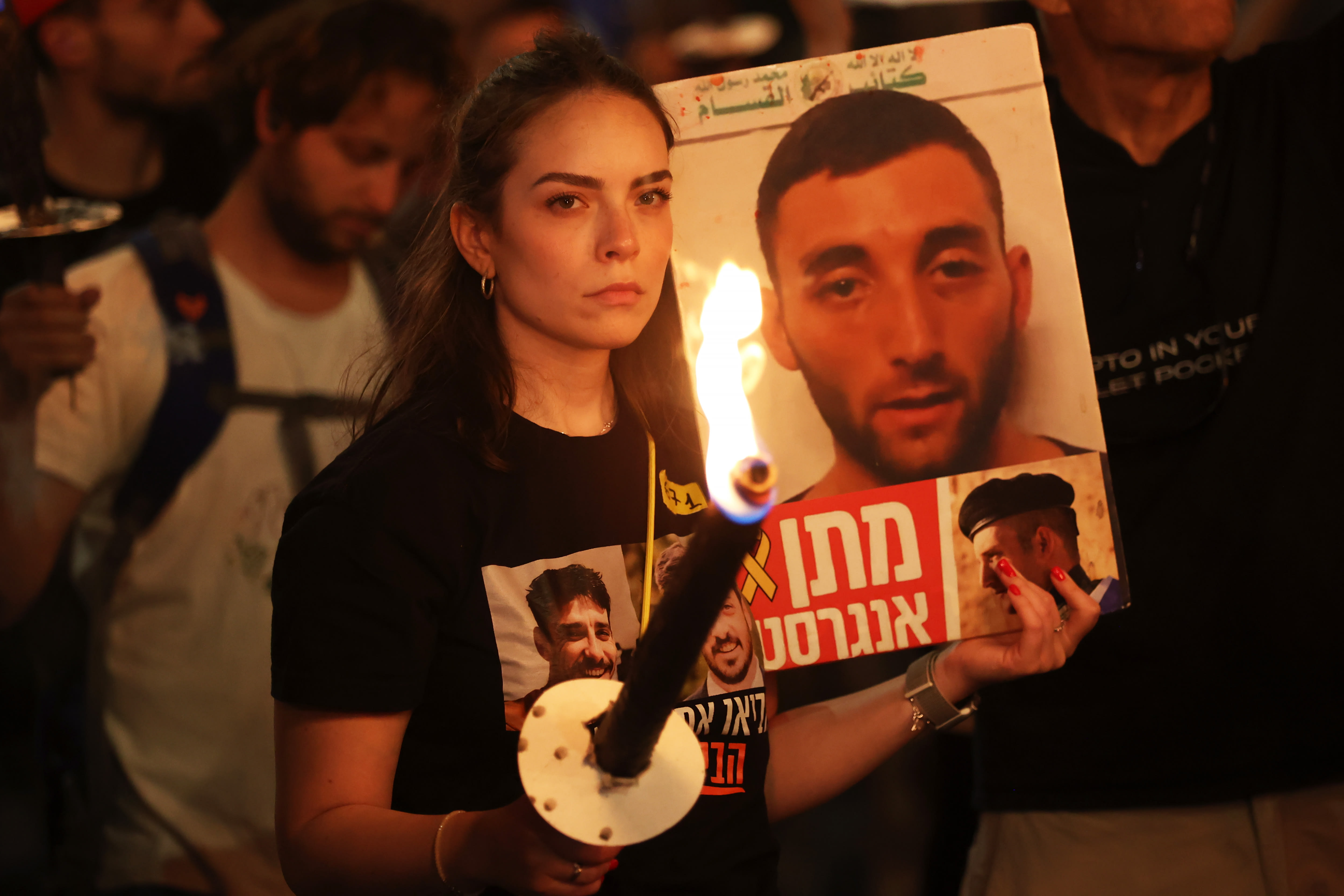 Demonstration in Jerusalem against the ground operation in Gaza