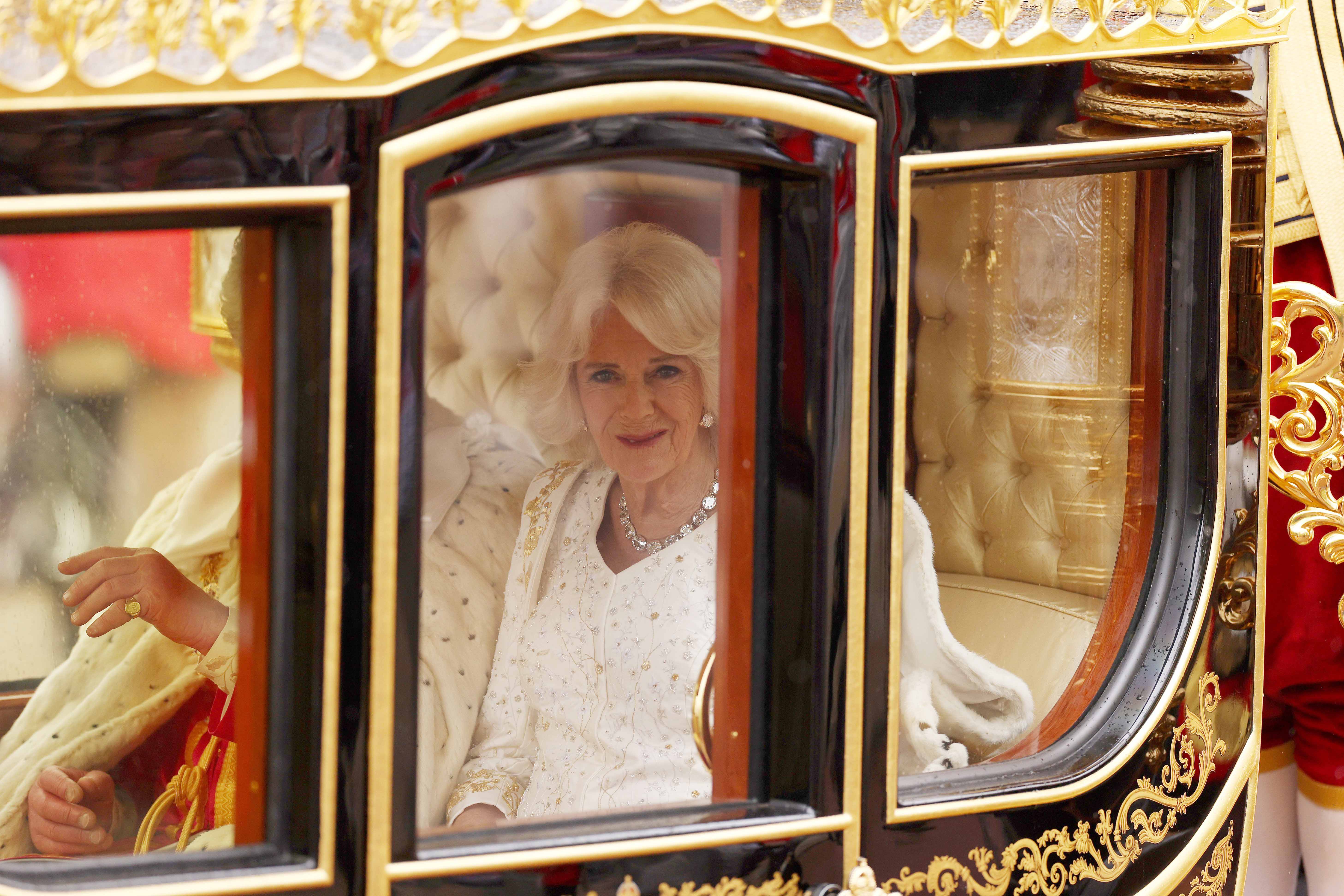 Image: Their Majesties King Charles III And Queen Camilla - Coronation Day