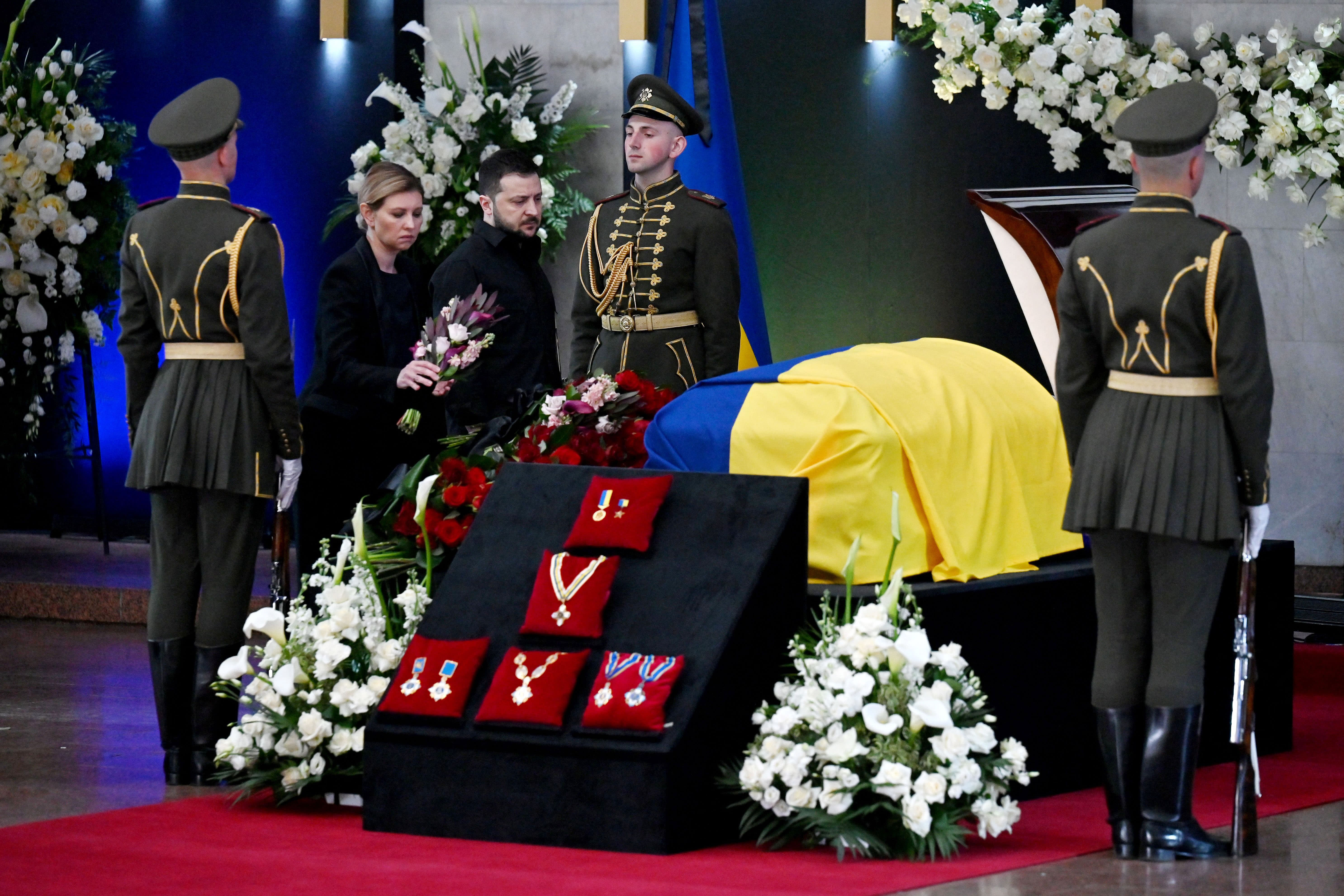UKRAINE-POLITICS-FUNERAL