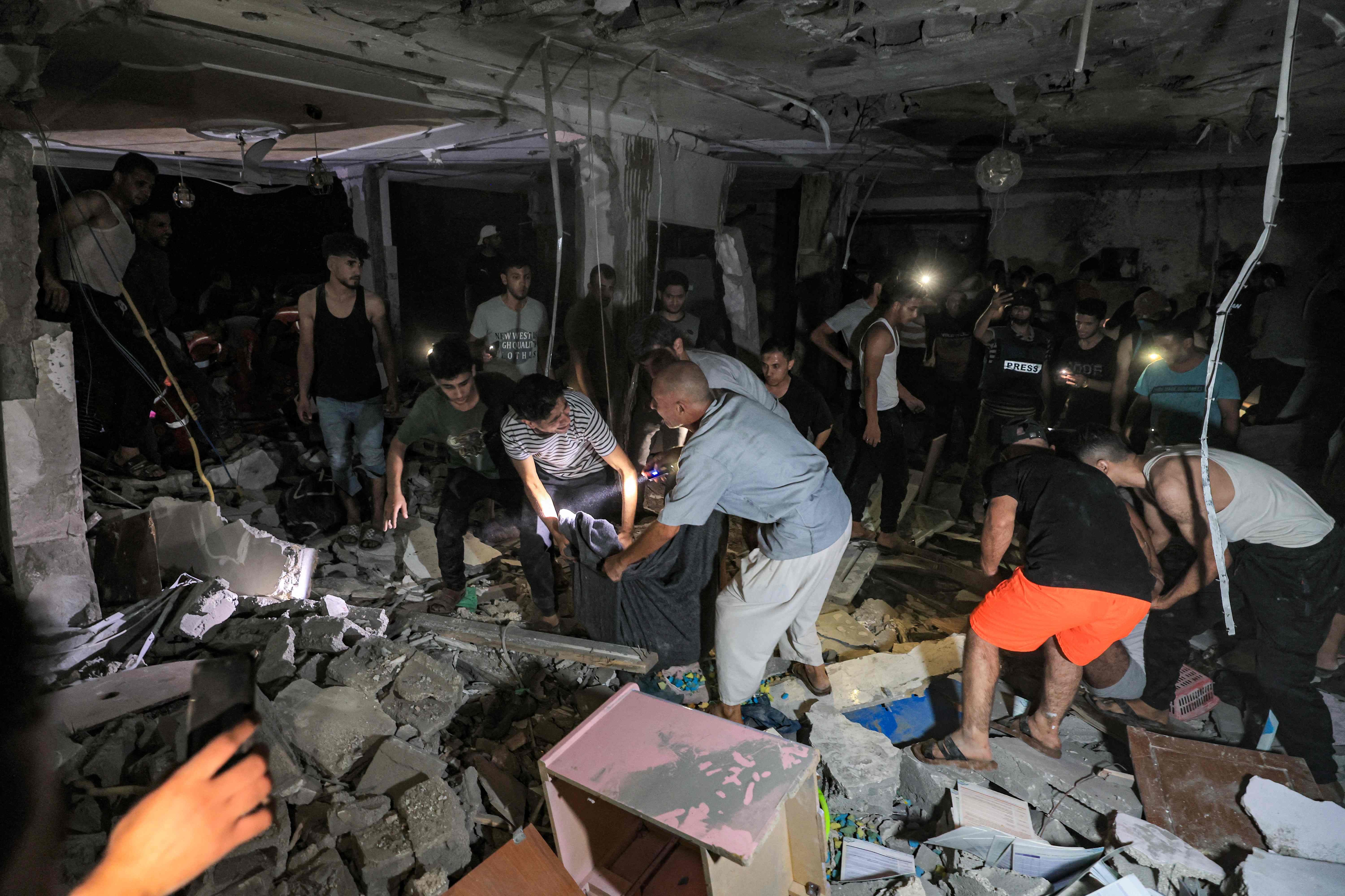 Image: TOPSHOT-PALESTINIAN-ISRAEL-CONFLICT