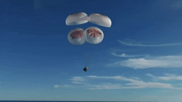 spacex splashdown return