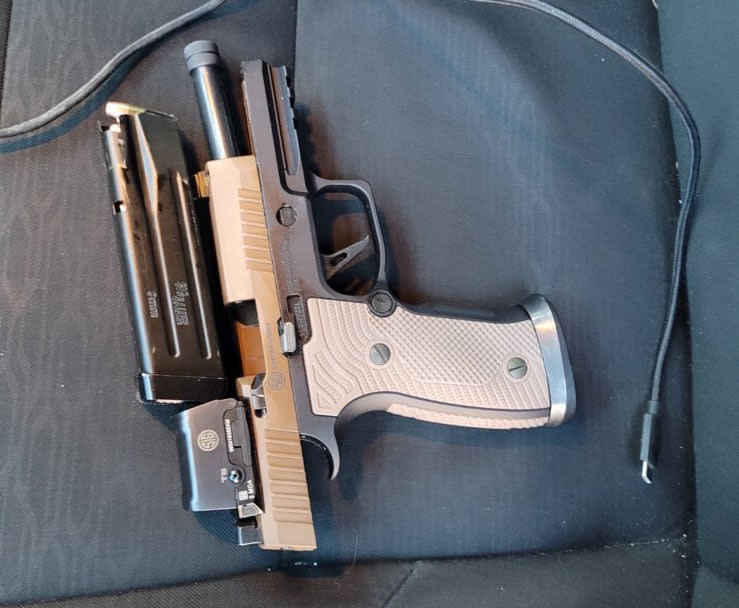 DHS shared a picture of what they say is the suspect's gun