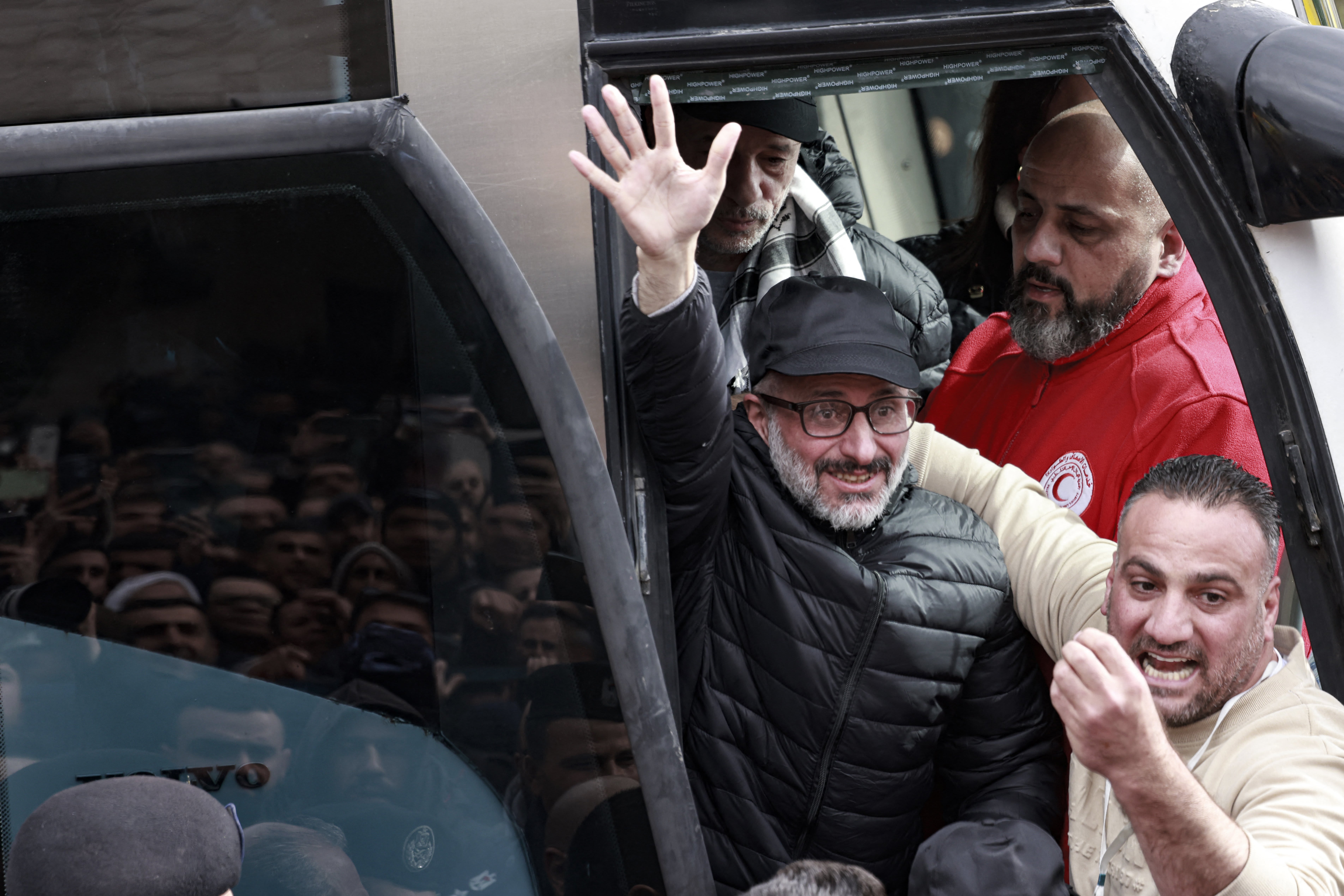 Image: PALESTINIAN-ISRAEL-CONFLICT-PRISONERS