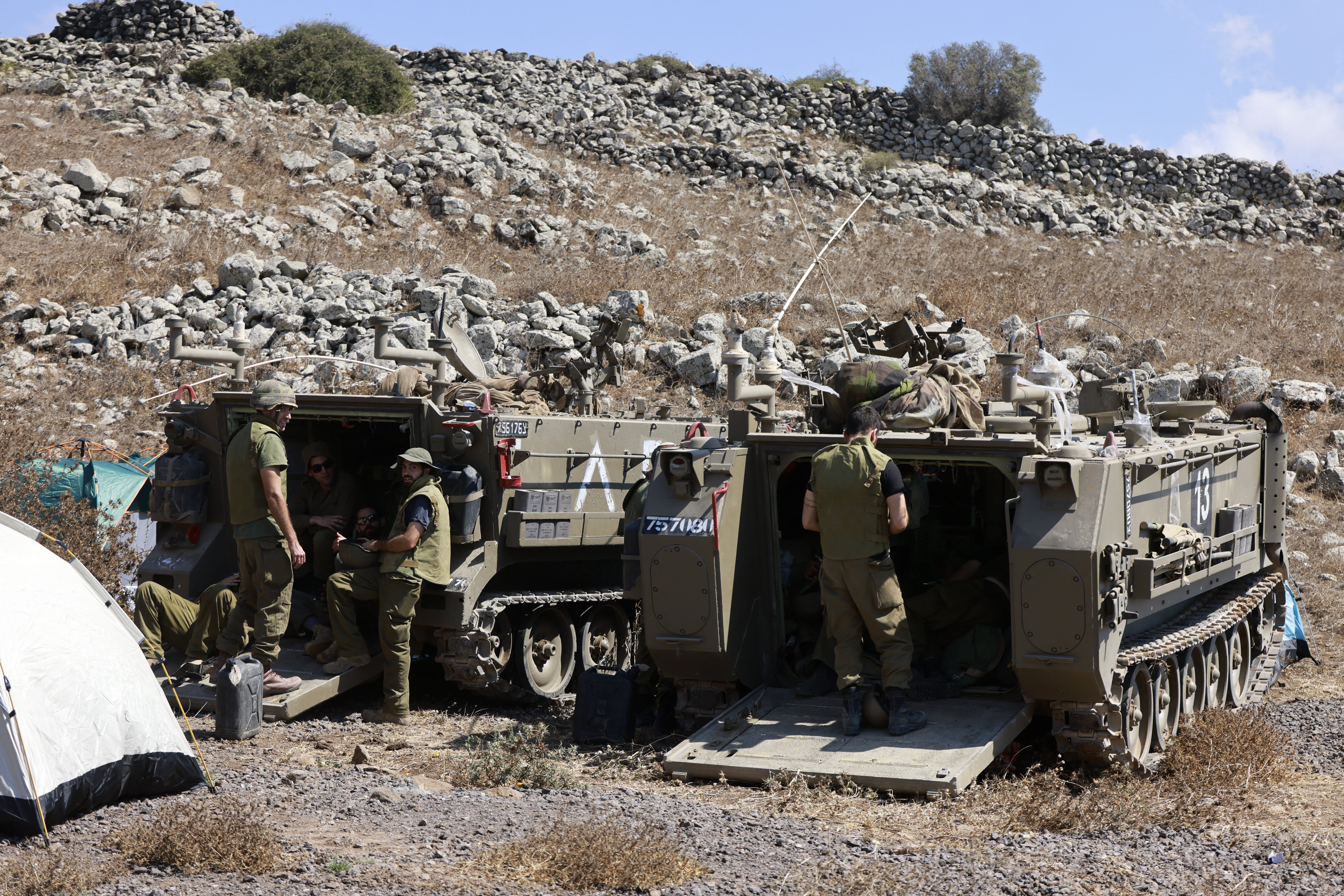 Image: ISRAEL-LEBANON-PALESTINIAN-CONFLICT