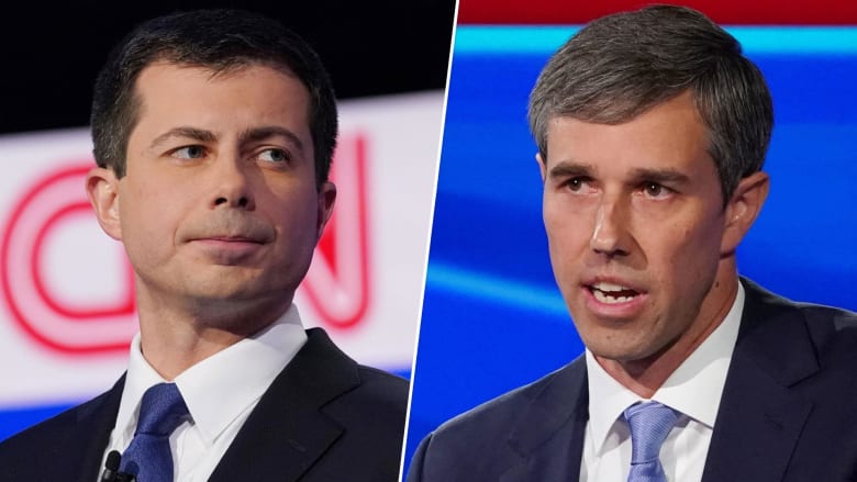 O'Rourke and Buttigieg have heated exchange on guns