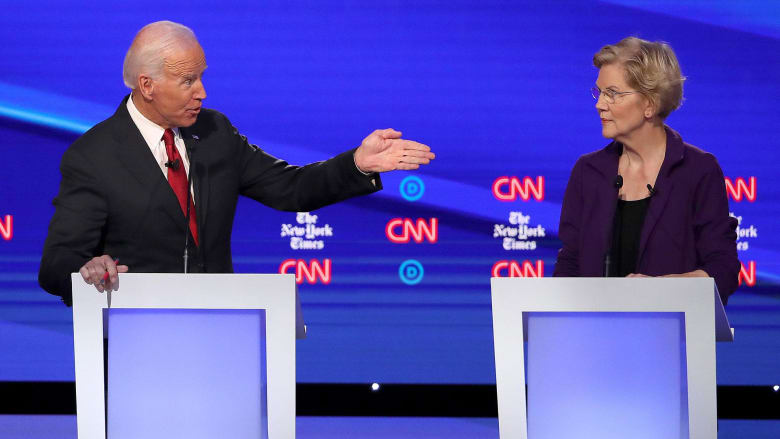 Biden and Warren clash over accomplishments: 'I got you votes for that bill'
