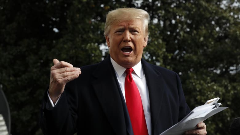 Trump reads his Sondland hearing notes to press, underscores ‘I want no quid pro quo’
