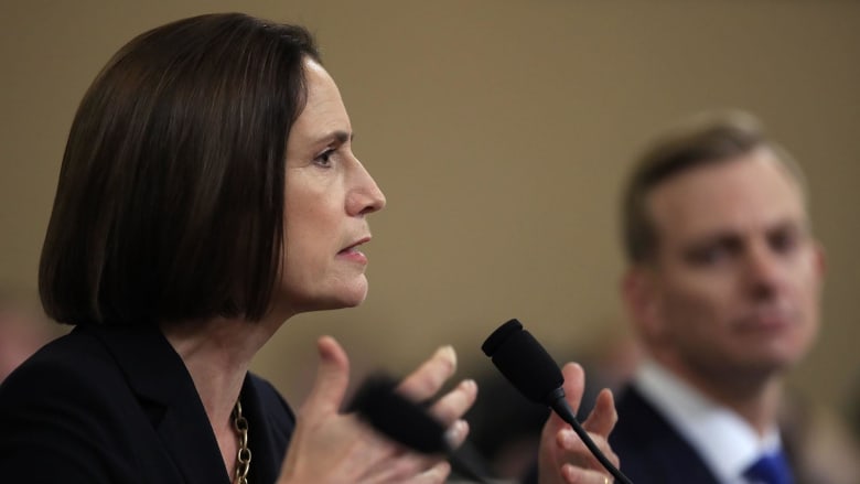 Fiona Hill speaks of the 'moral obligation' she felt to testify