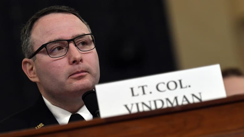 Vindman receives applause after explaining why he spoke out: 'This is America...right matters'