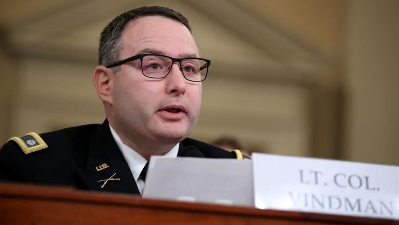 Vindman: Not aware of evidence that Ukraine interfered in 2016 election