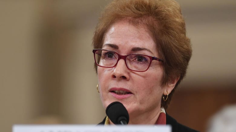 Yovanovitch describes being ousted from position: 'No real reason was offered'