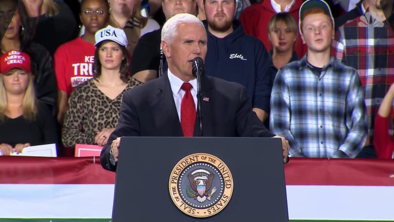 Pence on impeachment: 'They know they can't defeat this president'
