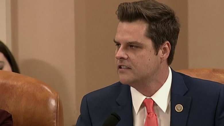 Gaetz calls impeachment process a ‘political hit job’