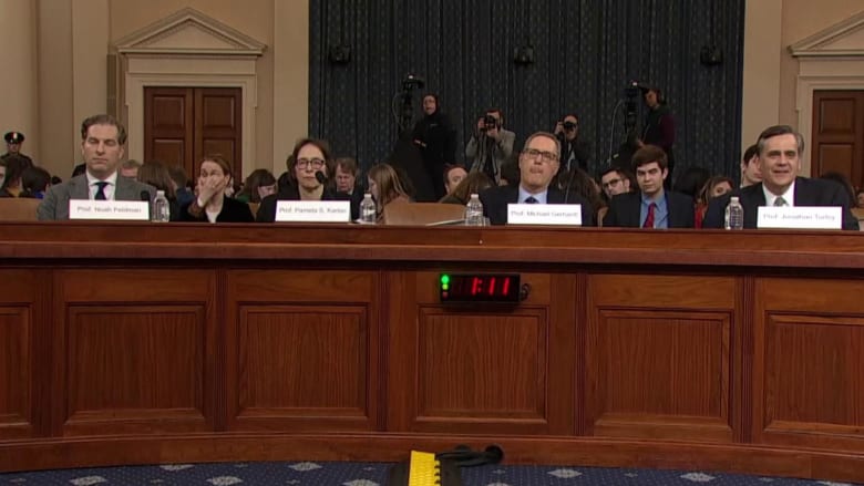 Highlights: Constitutional experts testify in Trump impeachment
