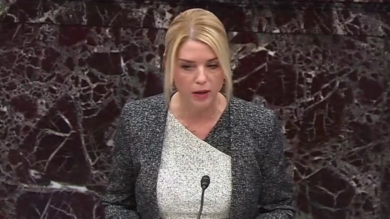 Bondi focuses on Burisma, Biden allegations in Trump impeachment trial