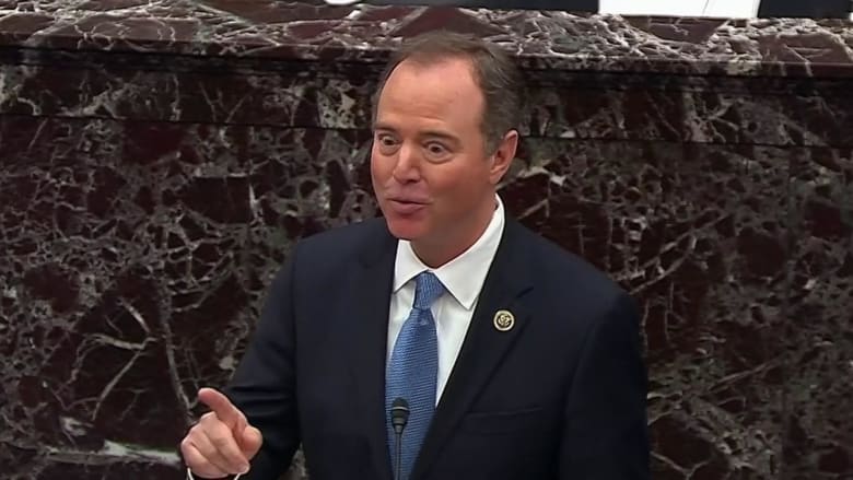 Schiff kicks off Day 3 of impeachment trial with lighthearted humor after thanking senators
