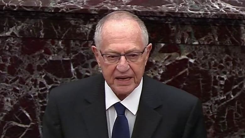 Dershowitz says it's a ‘great honor’ to present argument against impeachment