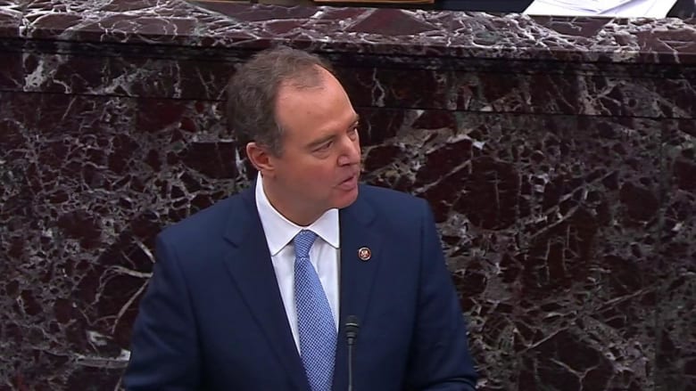 Schiff cites reported 'head will be on a pike' threat to senators in closing remarks