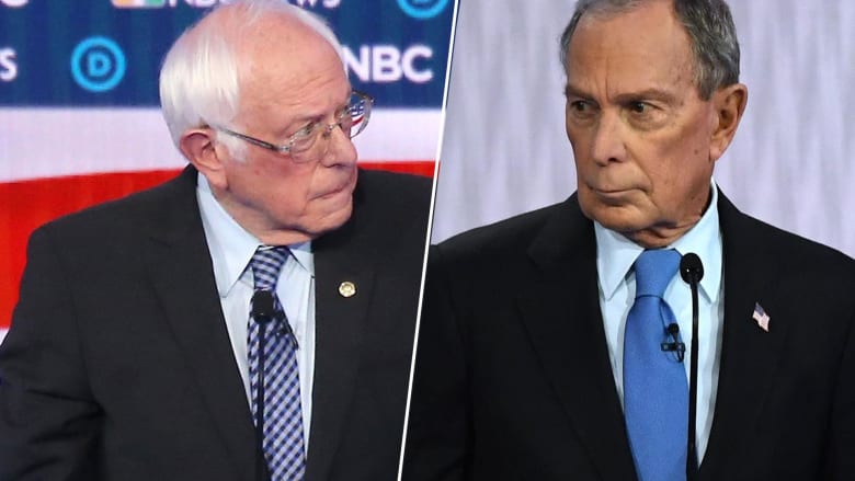 Sanders, Bloomberg spar over who has a better chance to beat Trump