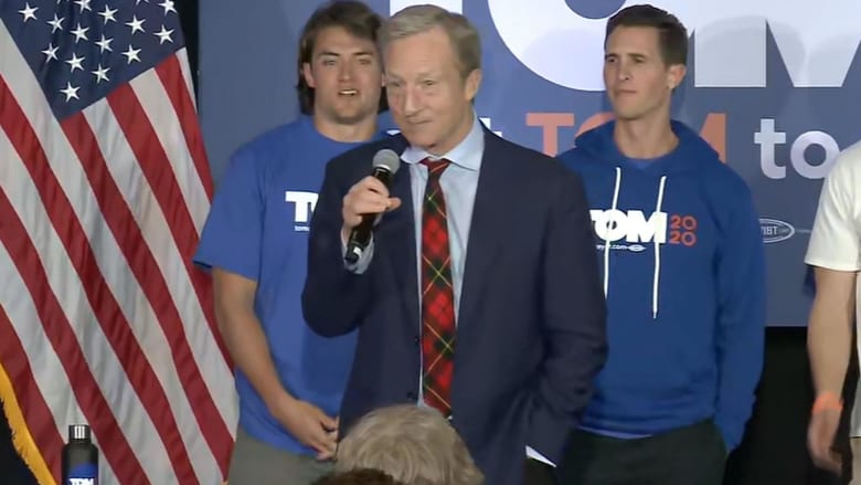 Watch Tom Steyer's full speech after Nevada caucus