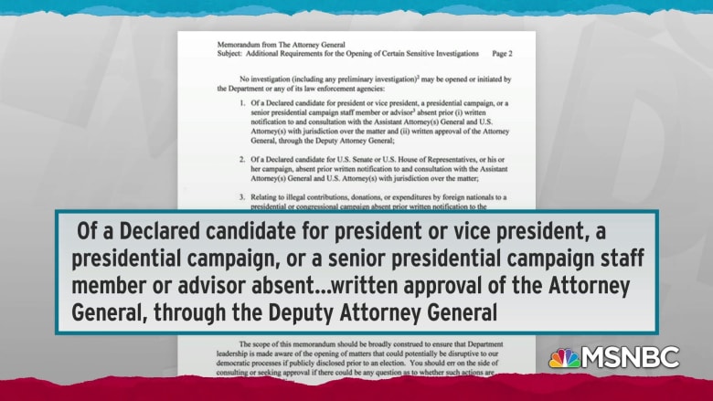Barr makes himself gatekeeper of investigations of campaigns