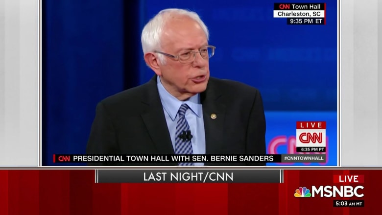 Will Sanders continue doubling down at the debate?