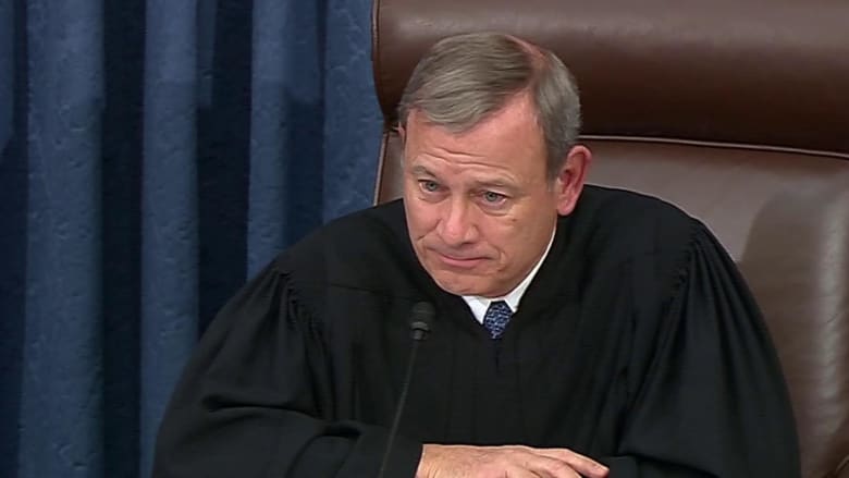 Roberts says he won’t be tie-breaking vote in impeachment trial