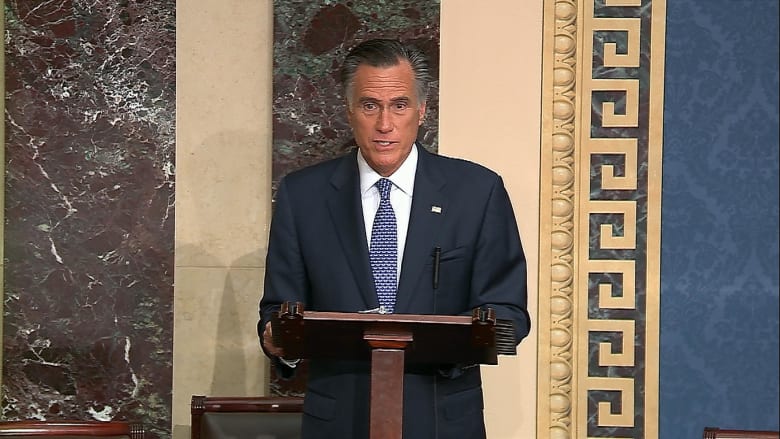 Romney: Trump is 'guilty of an appalling abuse of public trust'