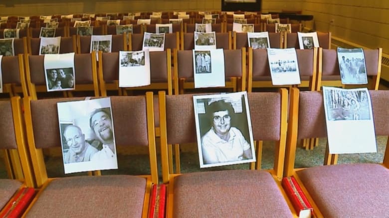 Priest puts pictures of parishioners in pews to celebrate Mass