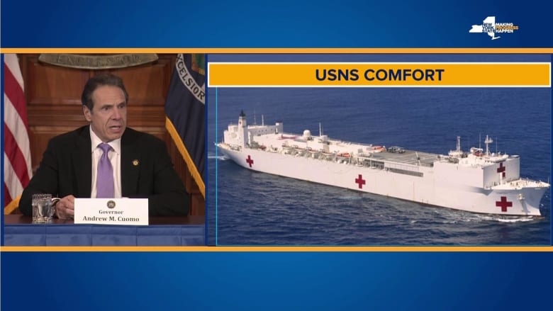 Cuomo: Navy ship acting as ‘floating hospital’ to be dispatched to New York
